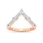 18kt Rose Gold Paxe Wedding Band (1/8 Ct. Tw.) front image