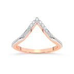 9ct Rose Gold Dulce Wedding Band (1/4 Ct. Tw.) front image