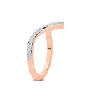 9ct Rose Gold Dulce Wedding Band (1/4 Ct. Tw.) left