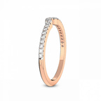 18kt Rose Gold Aya Wedding Band (1/3 Ct. Tw.) left