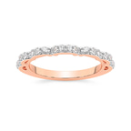 9ct Rose Gold Ocane Wedding Band (1/3 Ct. Tw.) front image