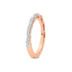 9ct Rose Gold Ocane Wedding Band (1/3 Ct. Tw.) left