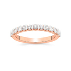 9ct Rose Gold Romane Wedding Band (1/2 Ct. Tw.) front image