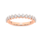 10kt Rose Gold Perrine Wedding Band (1/2 Ct. Tw.) front image