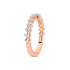 10kt Rose Gold Perrine Wedding Band (1/2 Ct. Tw.) left