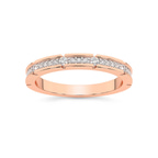 9ct Rose Gold Aurlie Wedding Band (1/4 Ct. Tw.) front image