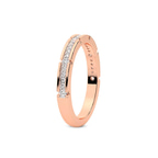 9ct Rose Gold Aurlie Wedding Band (1/4 Ct. Tw.) left