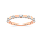 9ct Rose Gold Solne Wedding Band (3/8 Ct. Tw.) front image