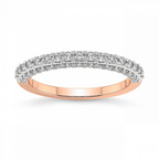 10kt Rose Gold Kai Wedding Band (5/8 Ct. Tw.) front image
