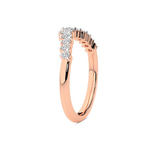 14kt Rose Gold Aurora Wedding Band (3/8 Ct. Tw.) left