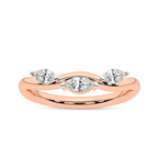 9ct Rose Gold Aria Wedding Band (3/8 Ct. Tw.) front image