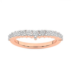 10kt Rose Gold Sofia Wedding Band (5/8 Ct. Tw.) front image