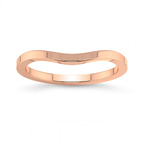 9ct Rose Gold Gwyn Wedding Band front image