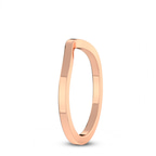 9ct Rose Gold Gwyn Wedding Band left