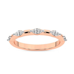 9ct Rose Gold Moana Wedding Band (3/4 Ct. Tw.) front image