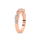 18kt Rose Gold Amlie Wedding Band (1/4 Ct. Tw.) left
