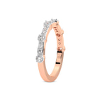 10kt Rose Gold lodie Wedding Band (1/3 Ct. Tw.) left