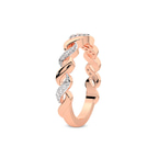 14kt Rose Gold Aveline Wedding Band (1/10 Ct. Tw.) left