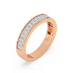 18kt Rose Gold Opaline Wedding Band (2 Ct. Tw.) left