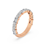 9ct Rose Gold Brielle Wedding Band (1 1/4 Ct. Tw.) left