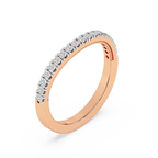 14kt Rose Gold Vivre Wedding Band (1/4 Ct. Tw.) left