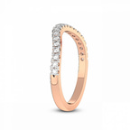 9ct Rose Gold Zoe Wedding Band (1/4 Ct. Tw.) left