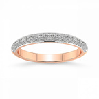 9ct Rose Gold Tia Wedding Band (1/3 Ct. Tw.) front image