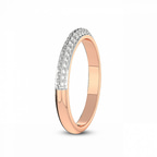 9ct Rose Gold Tia Wedding Band (1/3 Ct. Tw.) left