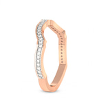 9ct Rose Gold Audra Wedding Band (1/5 Ct. Tw.) left