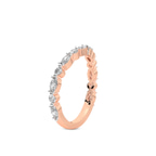 9ct Rose Gold May Wedding Band (7/8 Ct. Tw.) left