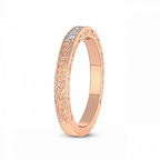 9ct Rose Gold Nell Wedding Band (1/10 Ct. Tw.) left
