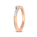 9ct Rose Gold Orla Wedding Band (1/5 Ct. Tw.) left