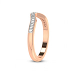 9ct Rose Gold Oona Wedding Band (1/6 Ct. Tw.) left