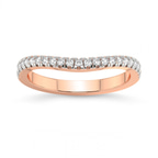 14kt Rose Gold Keva Wedding Band (1/4 Ct. Tw.) front image