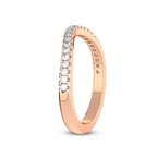 14kt Rose Gold Keva Wedding Band (1/4 Ct. Tw.) left