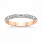 9ct Rose Gold Luz Wedding Band (1/3 Ct. Tw.) front image