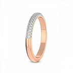 9ct Rose Gold Luz Wedding Band (1/3 Ct. Tw.) left