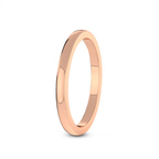 9ct Rose Gold Lia Classic Wedding Band left