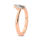 9ct Rose Gold Maris Wedding Band (1/4 Ct. Tw.) left