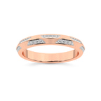 9ct Rose Gold Elara Wedding Band (1/6 Ct. Tw.) front image