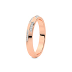 9ct Rose Gold Elara Wedding Band (1/6 Ct. Tw.) left