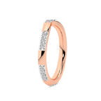 10kt Rose Gold Scarlett Wedding Band (1/3 Ct. Tw.) left