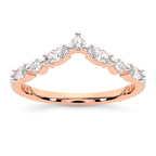 10kt Rose Gold Juno Wedding Band (1/2 Ct. Tw.) front image