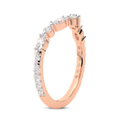 10kt Rose Gold Juno Wedding Band (1/2 Ct. Tw.) left