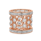 9ct Rose Gold The Barrel Cocktail Ring (9 Ct. Tw.) left