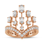 14ct Rose Gold Wear Your Crown Cocktail Ring (1 3/4 Ct. Tw.) side right image one