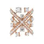 14ct Rose Gold Smile for the Camera Cocktail Ring (4 Ct. Tw.) left
