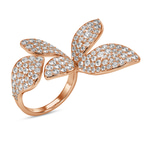 9ct Rose Gold The Floral Hug Cocktail Ring (4 1/2 Ct. Tw.) front image