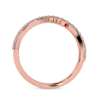 9ct Rose Gold The Embrace Cocktail Ring (1 Ct. Tw.) left