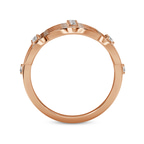 9ct Rose Gold Intertwined Cocktail Ring (3/4 Ct. Tw.) left